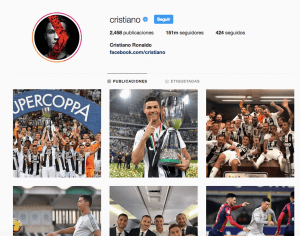 Instagram Cristiano Ronaldo