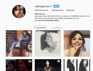 Instagram Selena Gomez