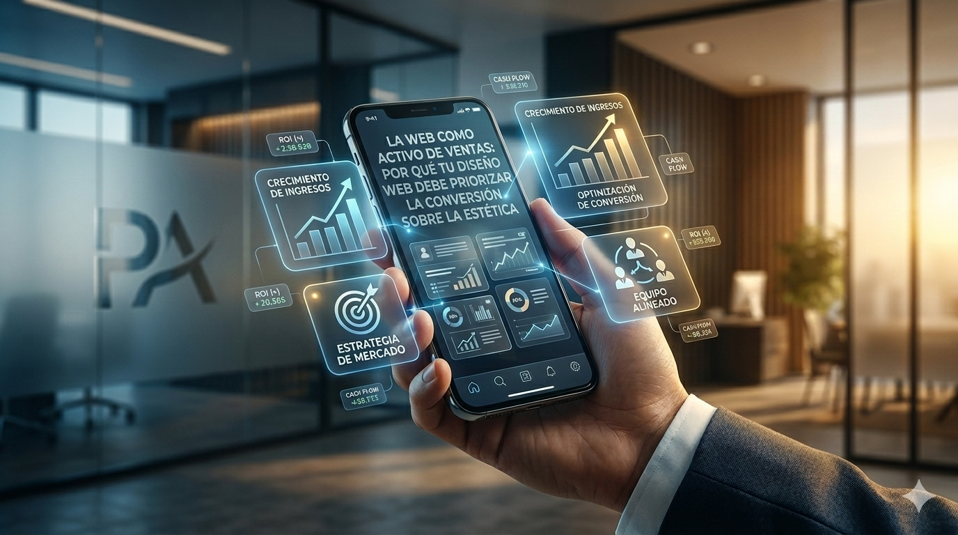 Infografía de análisis de conversión web vs estética para PyMEs sólidas en México - PubliAlém