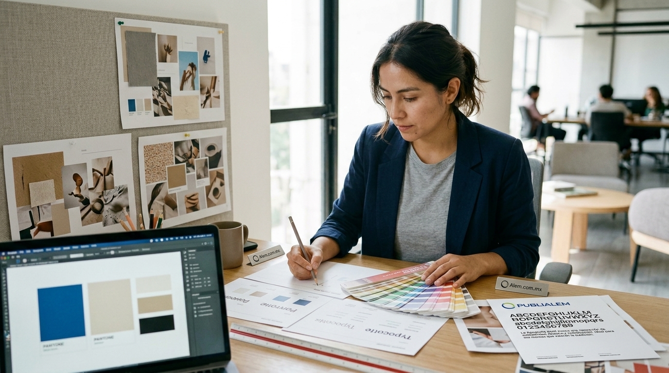 Psicología del color para marcas y selección de tipografía para PyMEs por PubliAlem